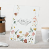 Elegante Garden Blume Brautparty Blume Bar Sockelschild (In SItu)