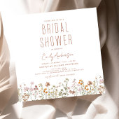 Elegante Garden Blume Brautparty Einladung