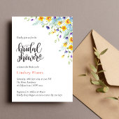 Elegante Garden Blume Brautparty Einladung