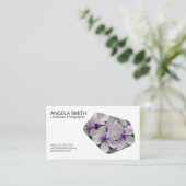 Elegante Garden-Blume Visitenkarte (Stehend Vorderseite)