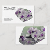 Elegante Garden-Blume Visitenkarte (Vorne/Hinten)
