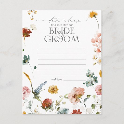 Elegante Garden Blume Wasserfarben Postkarte (Vorderseite)