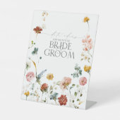 Elegante Garden Blume Wasserfarben Sockelschild (Vorderseite)