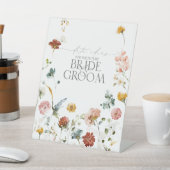 Elegante Garden Blume Wasserfarben Sockelschild (In SItu)