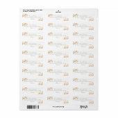 Elegante Gardenia Blush Wasserfarbe Abstrakt Flore (Vorne)