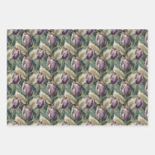 ELEGANTE GARTEN, Tulpen und Pupien Geschenkpapier Set (Vorderseite)