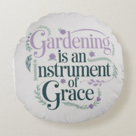 Elegante Gartenanlage Rundes Kissen