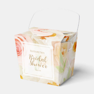 Elegante Gartenblumen Brautparty Geschenkschachtel