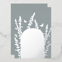 Elegante Gartenhochzeiten und Blätter mit Schmette