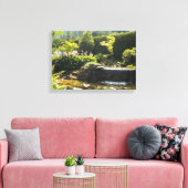 Elegante Gartenlandschaft Leinwanddruck (Insitu (Wohnzimmer))