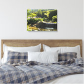 Elegante Gartenlandschaft Leinwanddruck (Insitu (Schlafzimmer))