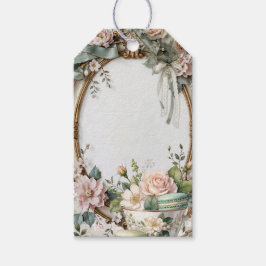 Elegante Gartenparty-Blumengeschenkanhänger Geschenkanhänger