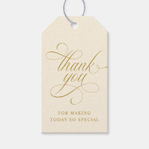 Elegante Gastgeschenk Hochzeit-Tags Geschenkanhänger