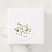 Elegante Gastgeschenk Hochzeit Watercolor Geschenkanhänger (Beispiel)