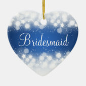 Elegante Gastgeschenk Hochzeits-magisches Keramikornament (Vorne)