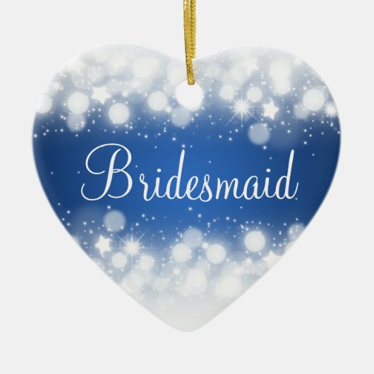 Elegante Gastgeschenk Hochzeits-magisches Keramikornament (Vorne)