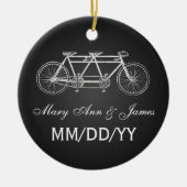 Elegante Gastgeschenk Keramikornament (Vorne)