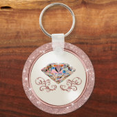 Elegante Gastgeschenke für Erwachsene, Geburtstag, Schlüsselanhänger (Rückseite)