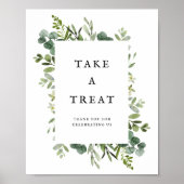 Elegante Gastgeschenke Hochzeiten Poster (Vorne)