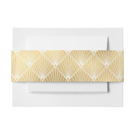 Elegante Gatsby Art Deco Einladungsbanderole