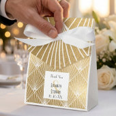 Elegante Gatsby Art Deco Geschenkschachtel