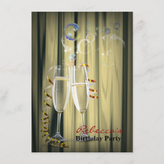 elegante gatsby Brüllenzwanziger jahre Einladung