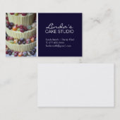 Elegante Gebäck-Kochs-Geschäfts-Karte Visitenkarte (Vorne/Hinten)