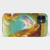 Elegante Geburt Christisszene, Mary Jesus Joseph Case-Mate iPhone Hülle (Rückseite (Horizontal))