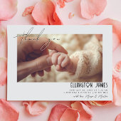 Elegante Geburtsankündigungen für zwei Fotos Ankündigung