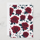 Elegante Geburtskarte des Wassers Einladung (Rückseite)