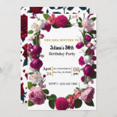 Elegante Geburtskarte des Wassers Einladung (Vorne/Hinten)