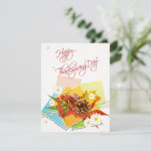 Elegante Geburtskarte Feiertagskarte (Stehend Vorderseite)