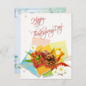 Elegante Geburtskarte Feiertagskarte (Vorne/Hinten)