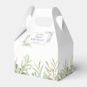 Elegante Geburtstags-Grünpflanzen-Blumen-Box Geschenkschachtel