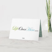 Elegante Geburtstags-Karte: Eleganz-Sammlung Karte (Rückseite)