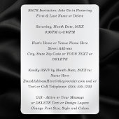 Elegante, Geburtstagseinladungen für Erwachsene, J Einladung