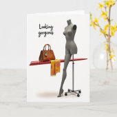 Elegante Geburtstagskarte mit Chic-Display Karte (Gelbe Blume)