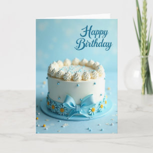 Elegante Geburtstagskarten-Torte Karte
