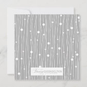 Elegante Geburtstagsparty Einladung (Rückseite)