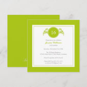 Elegante Geburtstagsparty Einladung (Vorne/Hinten)