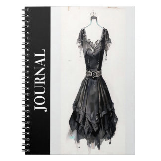Elegante Gedanken: LBD Journal, Little Black Dress Notizblock