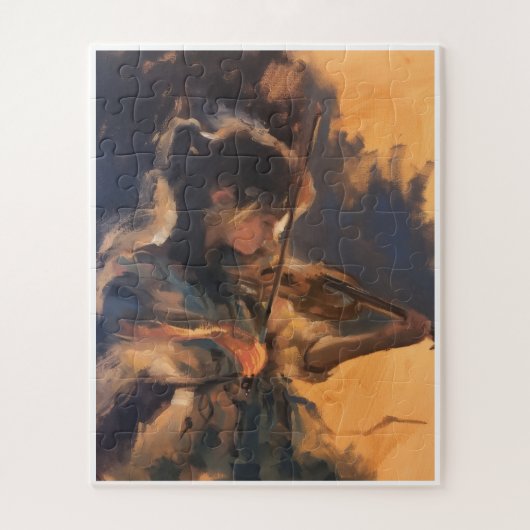 elegante Geige Puzzle (Vertikal)
