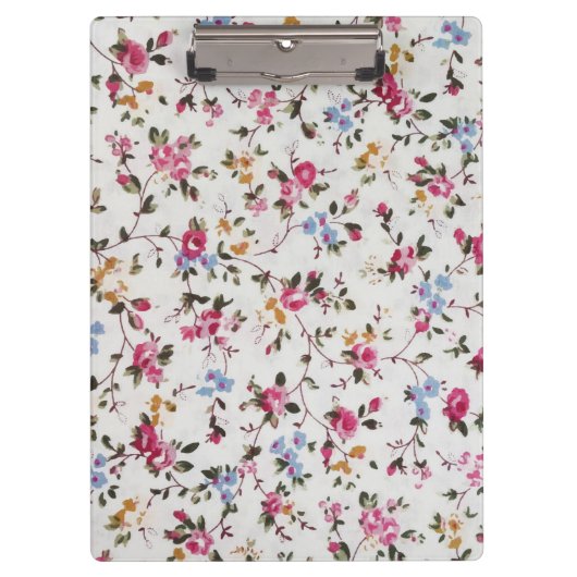 Elegante, geistliche Vintage Rose Klemmbrett (Vorderseite)