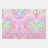 Elegante, geistreiche Imitate Rhinestones verziere Geschenkpapier Set (Vorderseite)