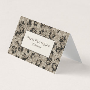 Elegante geklappte Visitenkarte Moderne Abstrakt Visitenkarten