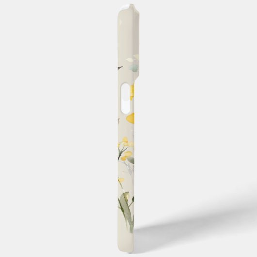 Elegante Gelbe Frühlingsblumen Case-Mate iPhone Hülle (Rückseite / Rechts)