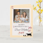 Elegante Gelbe Muttertagskarte Karte (Gelbe Blume)