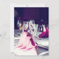 Elegante gelbe Serviette formelles Bankett Abendes