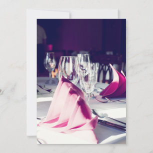 Elegante gelbe Serviette formelles Bankett Abendes Einladung