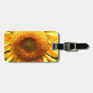 Elegante gelbe Sonnenblume Gepäckanhänger